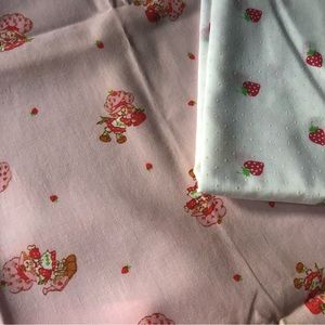 Vintage Strawberry Shortcake Fabric Material